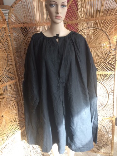 Ancienne biaude noire - ancienne, blouse